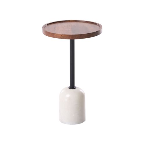 Table D'appoint Rainy Métal Blanc