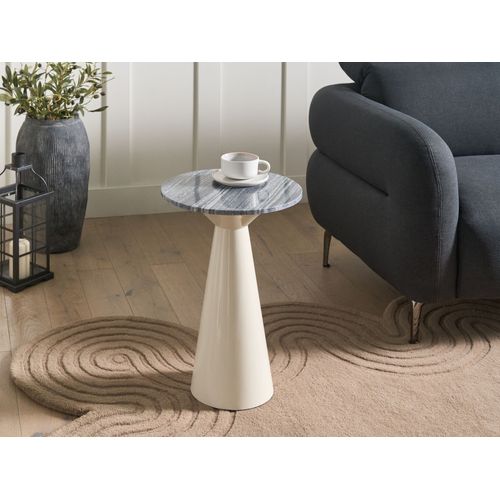 Table D'appoint Amistad Métal Blanc