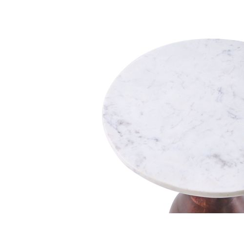 Table D'appoint Wallula Bois De Manguier Marron