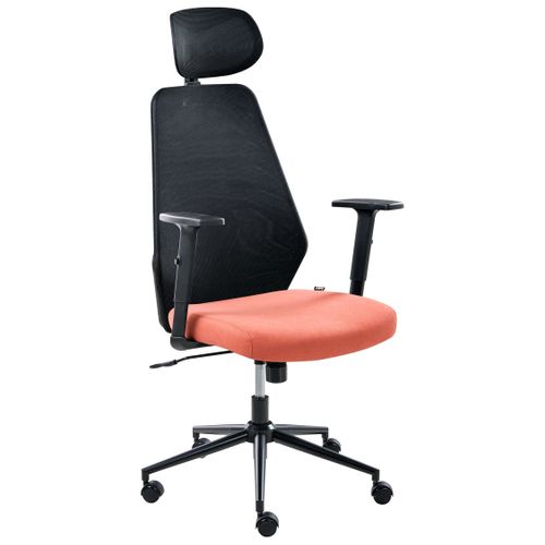 Chaise De Bureau Oryn Tissu Rouge