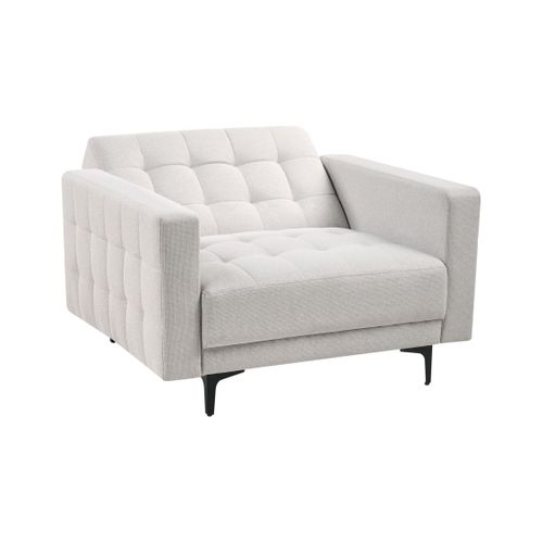 Fauteuil Aberdeen Tissu Gris Clair