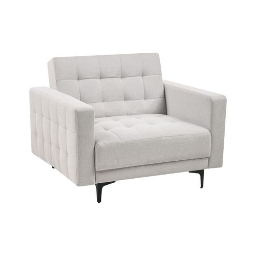 Fauteuil Aberdeen Tissu Gris Clair