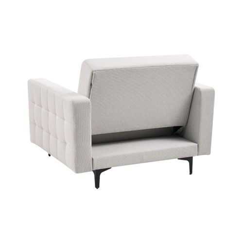 Fauteuil Aberdeen Tissu Gris Clair