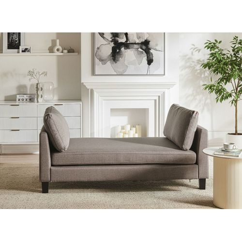 Chaise Longue Archiane Tissu Taupe