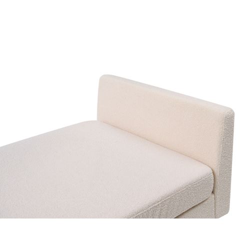 Chaise Longue Archiane  Tissu Blanc Cassé