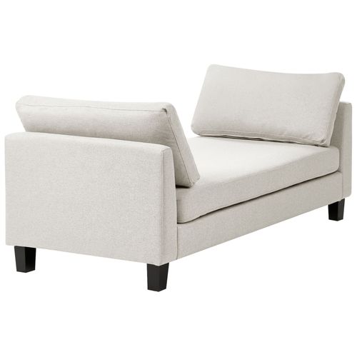 Chaise Longue Archiane Tissu Beige Clair