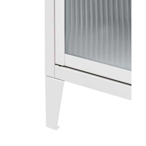 Meuble De Rangement Oreti Métal Gris Clair