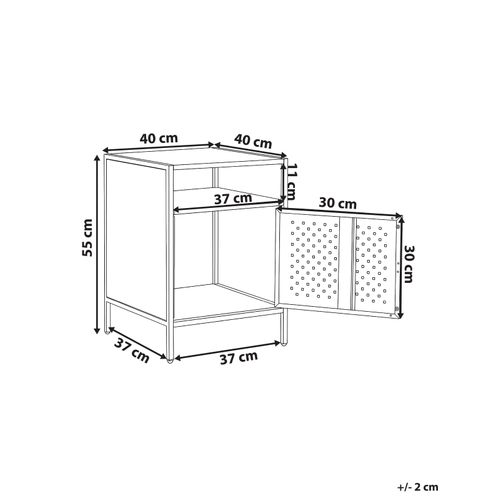 Meuble De Rangement Waikato Métal