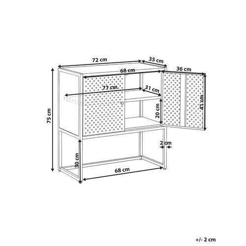 Meuble De Rangement Rakaia Métal