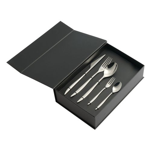 Set De 30 Couverts Farfalle Argenté