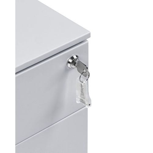 Meuble De Rangement Bolsena Métal Gris Clair