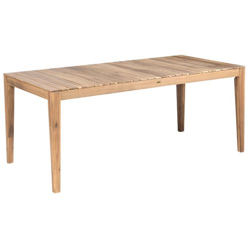 Table De Salle à Manger De Jardin Chioggia 90 Cm 180 Cm Bois D'acacia Certifié Marron Clair