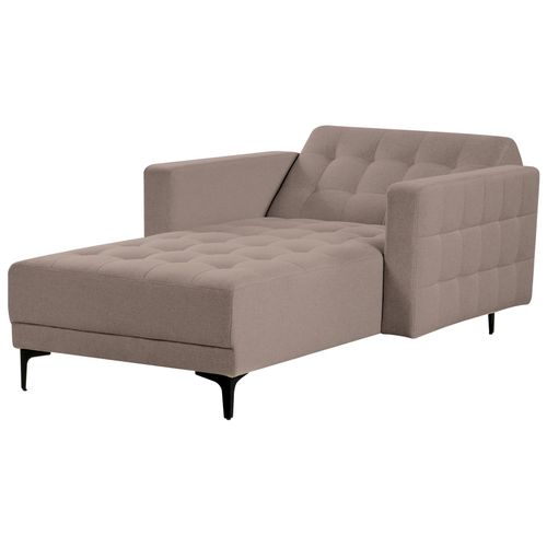 Chaise Longue Aberdeen Tissu Taupe