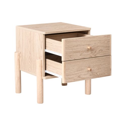 Table De Chevet Collins Marron Clair