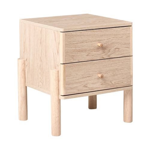 Table De Chevet Collins Marron Clair