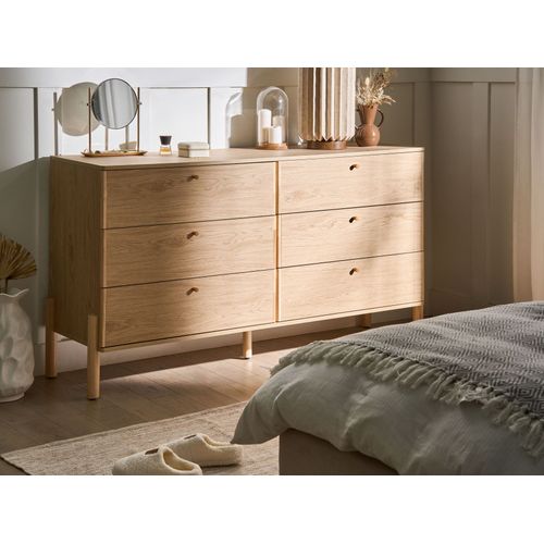 Commode à 6 Tiroirs Collins Marron Clair