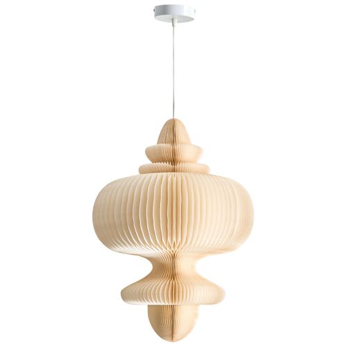 Lampe Suspension Amalsan Papier Beige