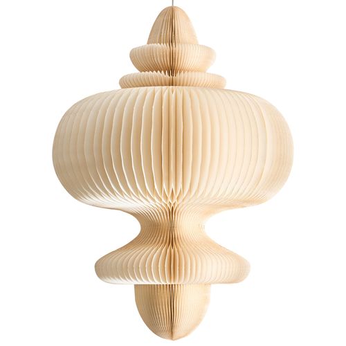 Lampe Suspension Amalsan Papier Beige