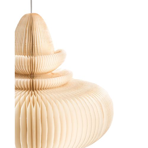 Lampe Suspension Amalsan Papier Beige