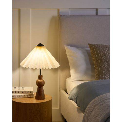 Lampe à Poser Tojsan Papier Blanc Cassé