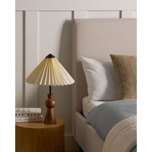 Lampe à Poser Tojsan Papier Blanc Cassé