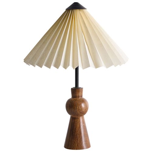 Lampe à Poser Tojsan Papier Blanc Cassé