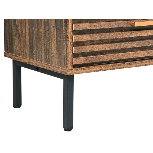 Commode à 9 Tiroirs Keith Marron Foncé