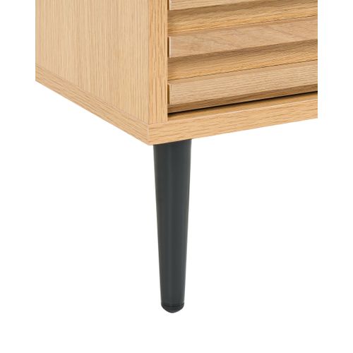 Table De Nuit à 2 Tiroirs Keith Marron Clair