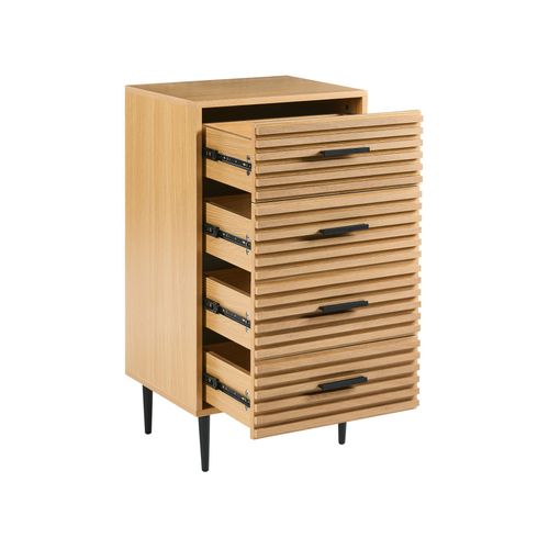 Commode à 4 Tiroirs Keith Marron Clair