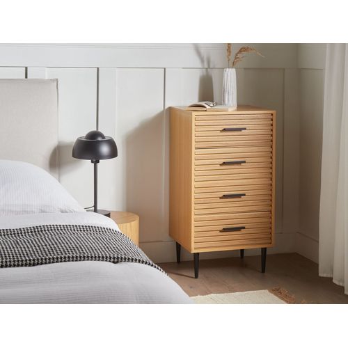 Commode à 4 Tiroirs Keith Marron Clair