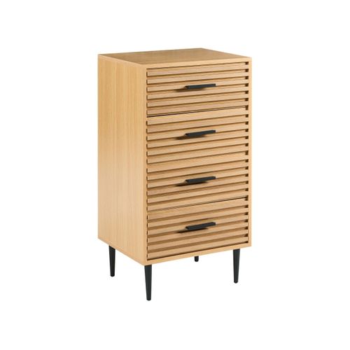 Commode à 4 Tiroirs Keith Marron Clair