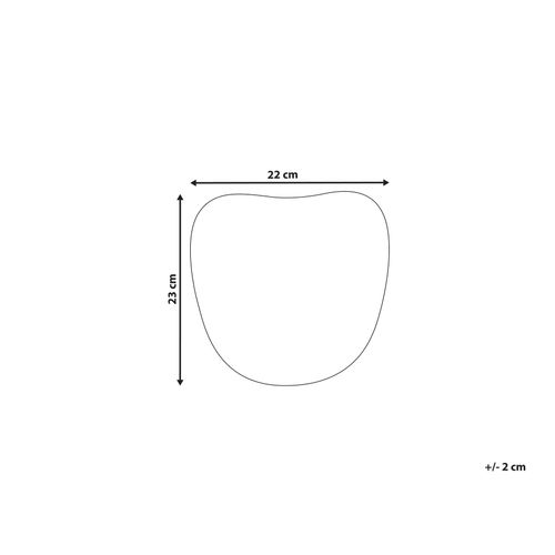 Décoration Murale Visage Katsina Bois De Manguier 22 Cm Rouge