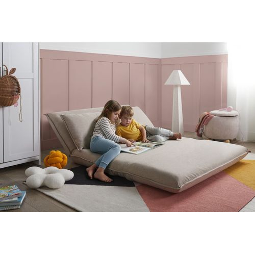 Canapé-lit 2 Places Roros Lin Synthétique Beige