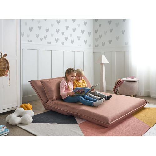 Canapé-lit 2 Places Roros Lin Synthétique Marron