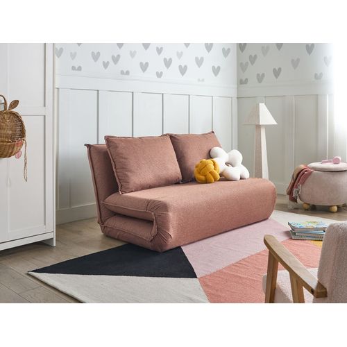 Canapé-lit 2 Places Roros Lin Synthétique Marron