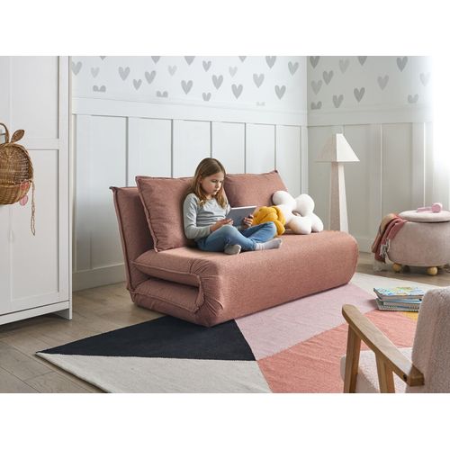 Canapé-lit 2 Places Roros Lin Synthétique Marron