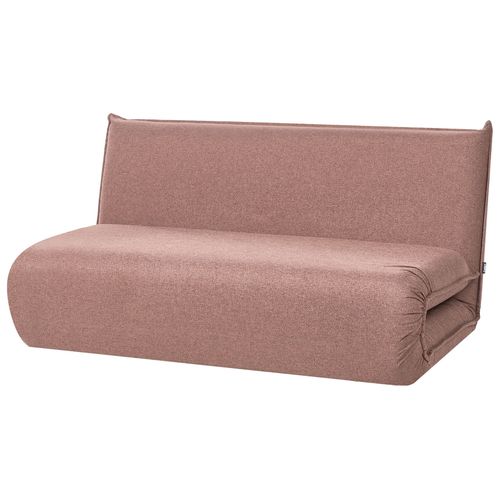 Canapé-lit 2 Places Roros Lin Synthétique Marron