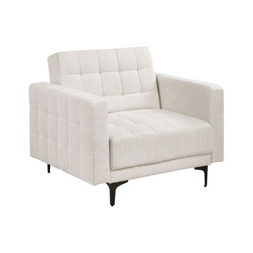 Fauteuil Aberdeen Tissu Blanc Cassé