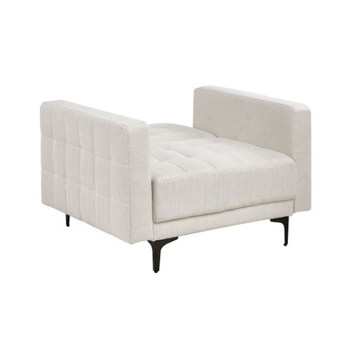 Fauteuil Aberdeen Tissu Blanc Cassé