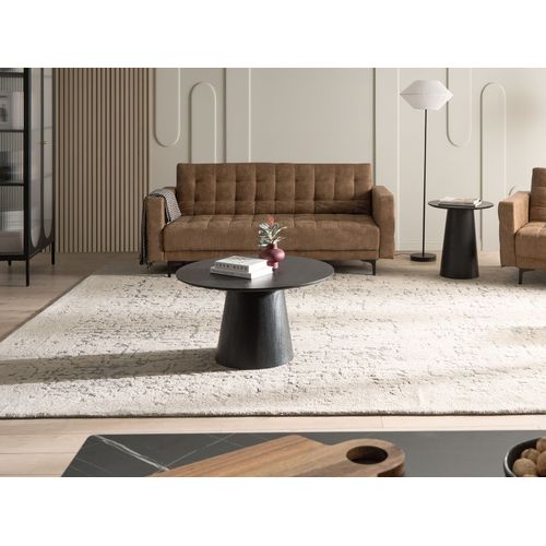 Canapé-lit 3 Places Aberdeen Cuir Pu Marron