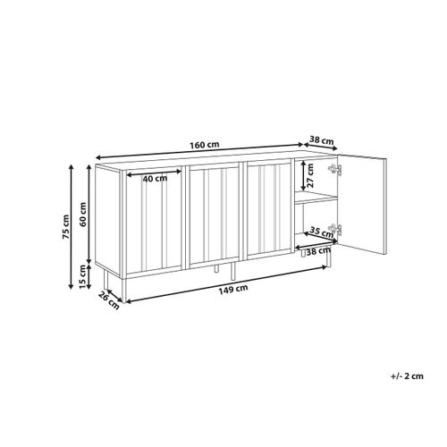Commode Clunes Beige Clair