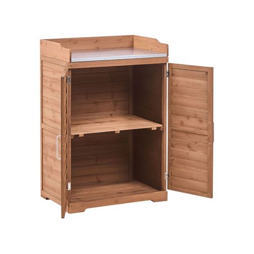 Table De Rempotage Tereville Bois De Sapin 67 Cm 45 Cm Marron