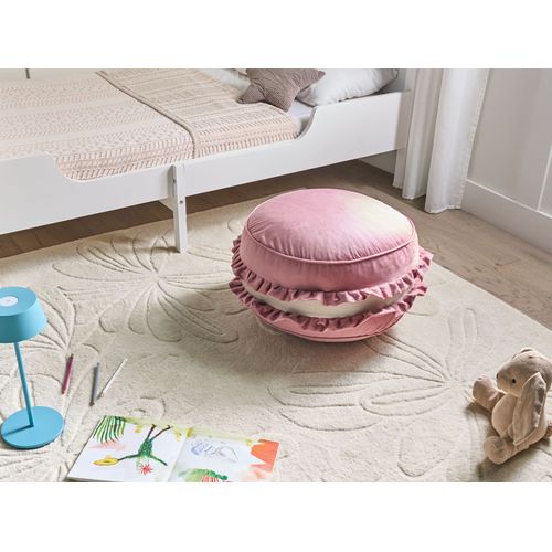 Pouf Pour Enfants Laduree Velours Rose