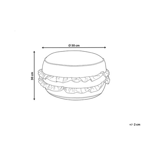 Pouf Pour Enfants Laduree Velours Rose