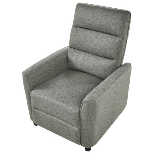 Fauteuil Inclinable Sande Repose-pieds Inclus Tissu Vert Clair