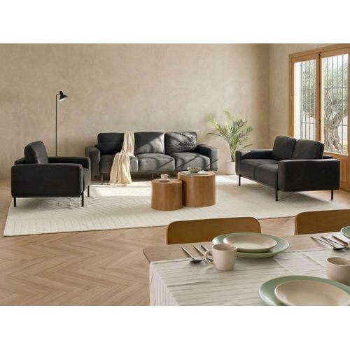Fauteuil Sovik Cuir Pu Noir