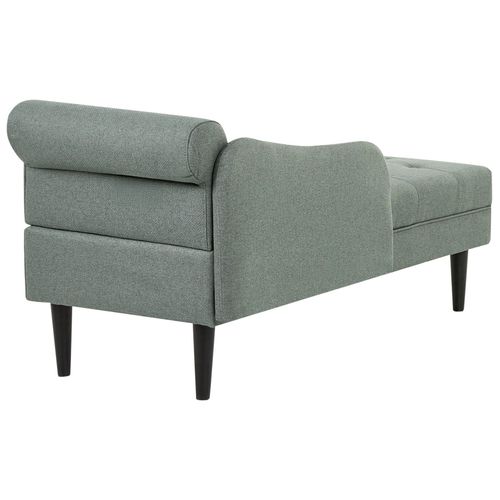 Chaise Longue Côté Droit Yvoire Tissu Vert