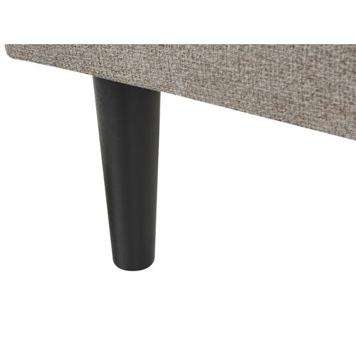 Chaise Longue Côté Gauche Yvoire Tissu Beige