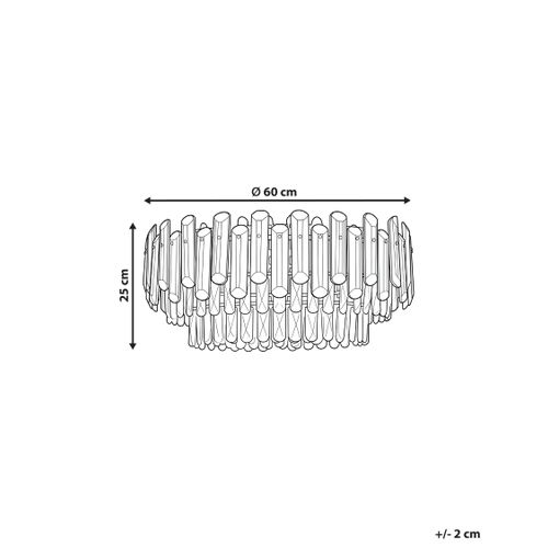 Lustre Neri Cristal Argenté
