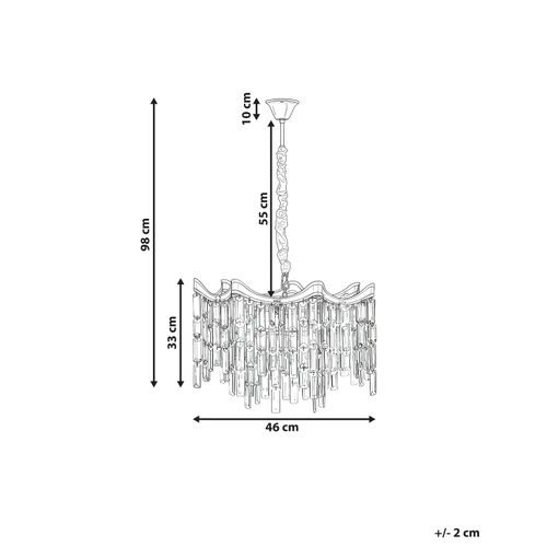 Lustre Jemni Cristal Doré
